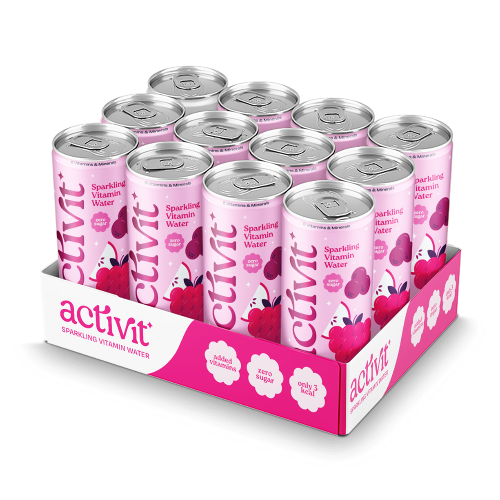 ActiPH | ActiVit Sparkling Vitamin Water - Lemon & Lime (12x330ml) | Delivered Wholesale - View #10