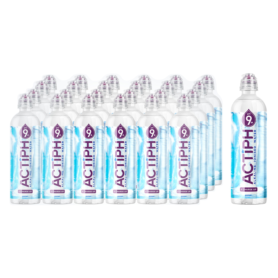 Actiph Alkaline Ionised Water - 24 x 600ml