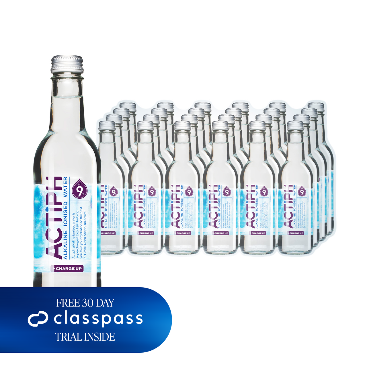 Actiph Alkaline Ionised Water - 24 x 330ml
