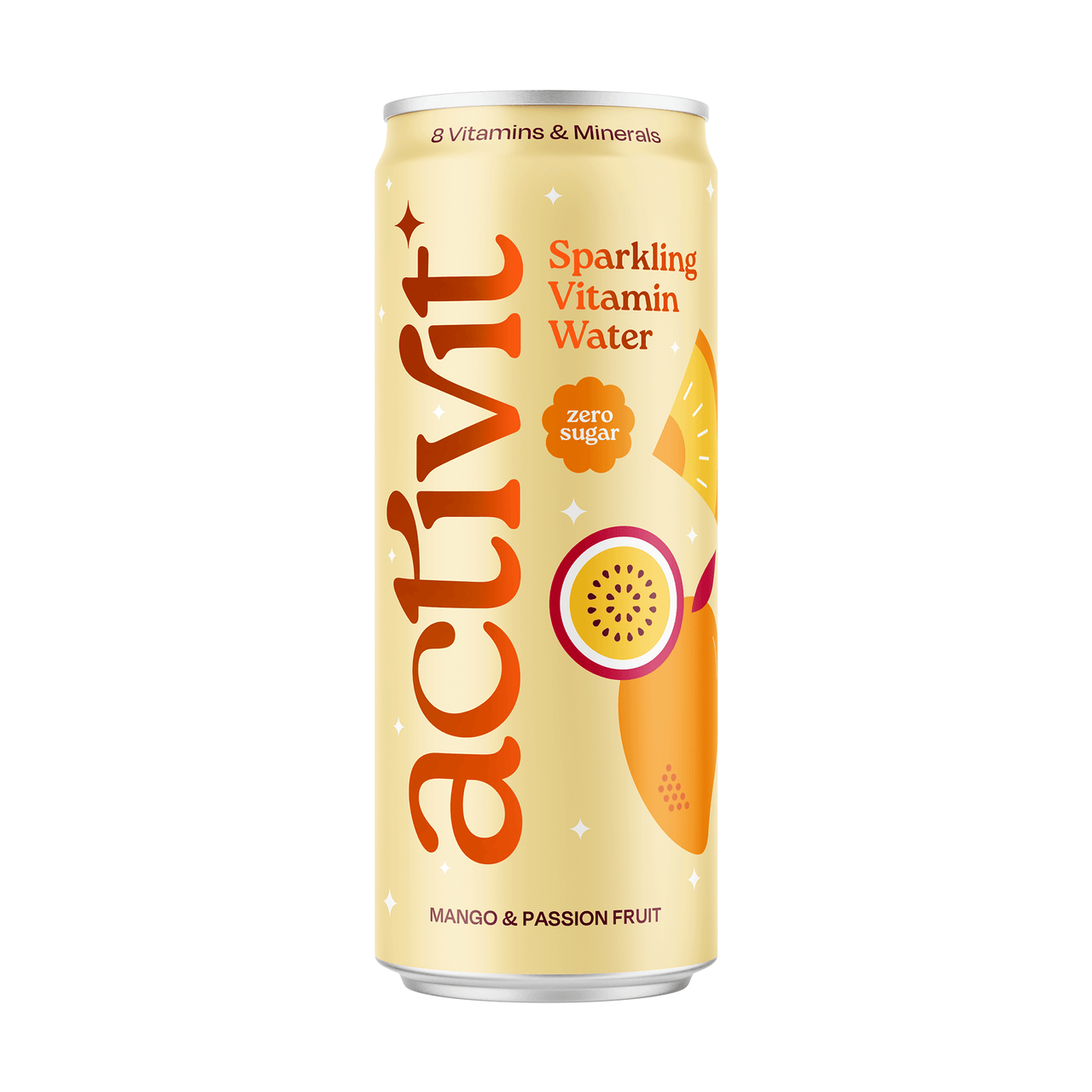 Activit Mango & Passion Fruit - 330ml Cans