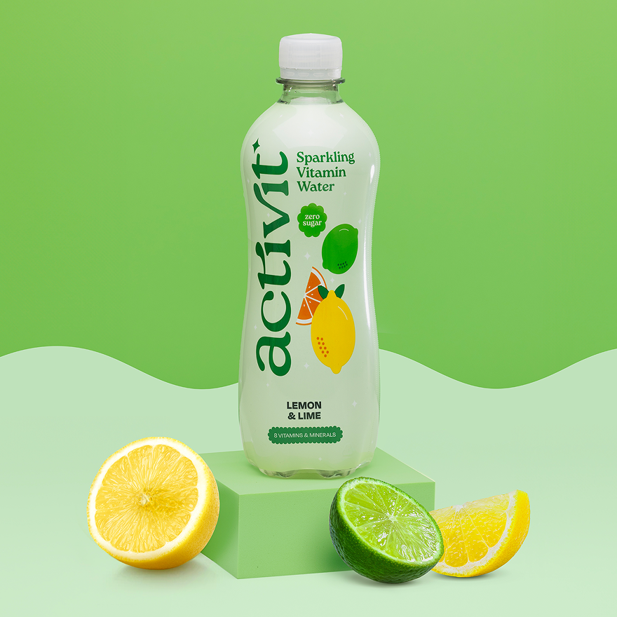 ActiPH | ActiVit Sparkling Vitamin Water - Lemon & Lime (12x330ml) | Delivered Wholesale - View #9