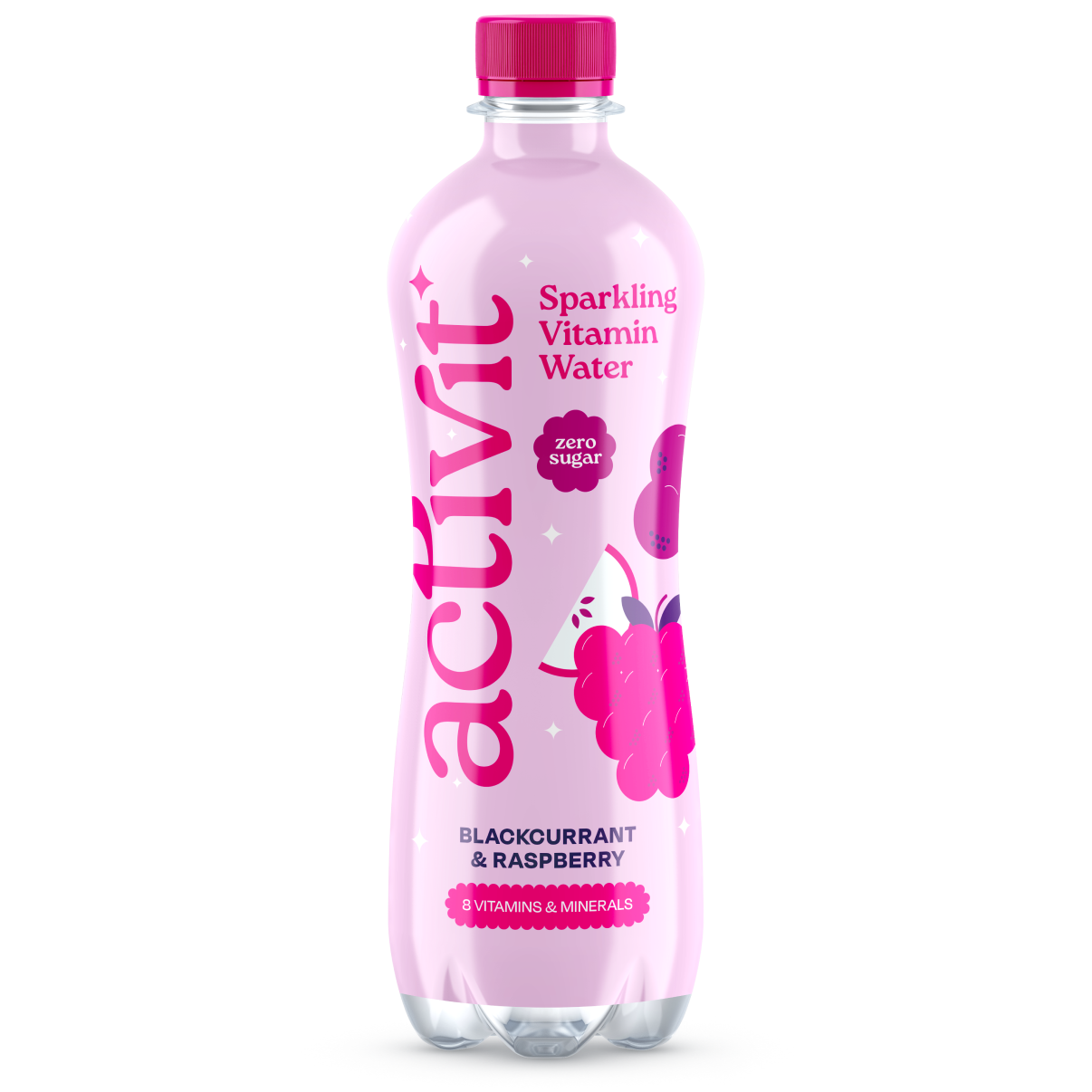 Activit Blackcurrant & Raspberry - 500ml Bottles